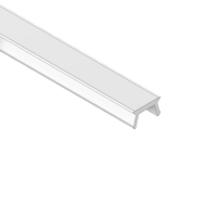 MODULAR SOLUTIONS PVC COVER PROFILE 45 SERIES, SHALLOW, NATURAL, 2M